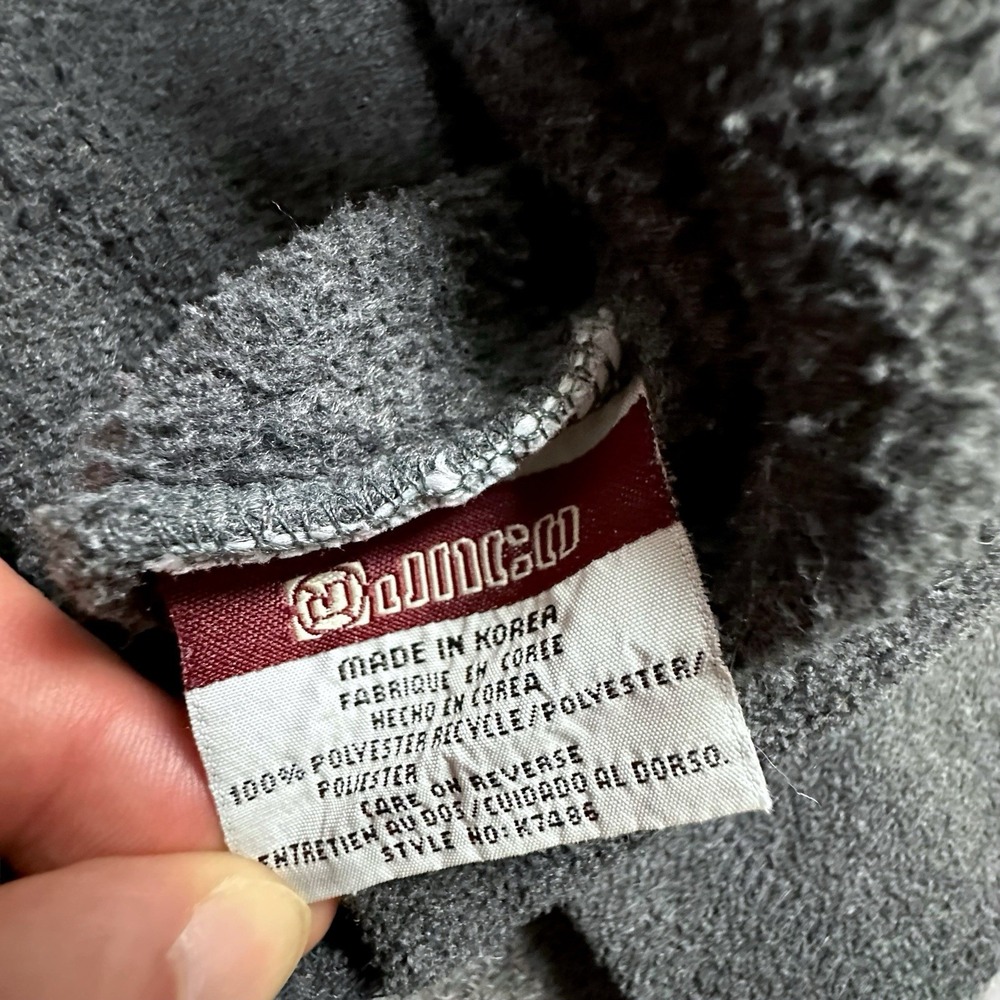 Vintage Y2K‎ JNCO Jeans Embroidered Gray Hoodie Sweatshirt Men's XL Distressed - Picture 10 of 15
